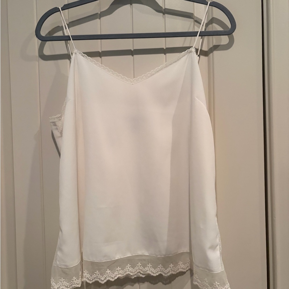 Bass Ivory Lace Trim Camisole